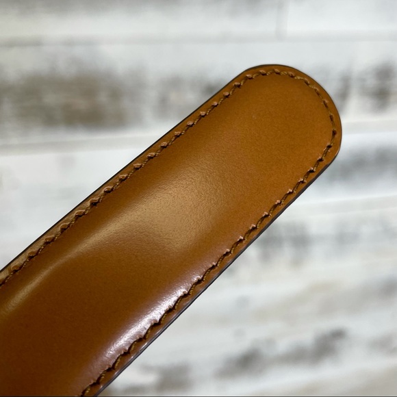 Gucci Brown Leather Gold G Cube Belt 100 40 523305 Luxury Statement Designer - Picture 8 of 16